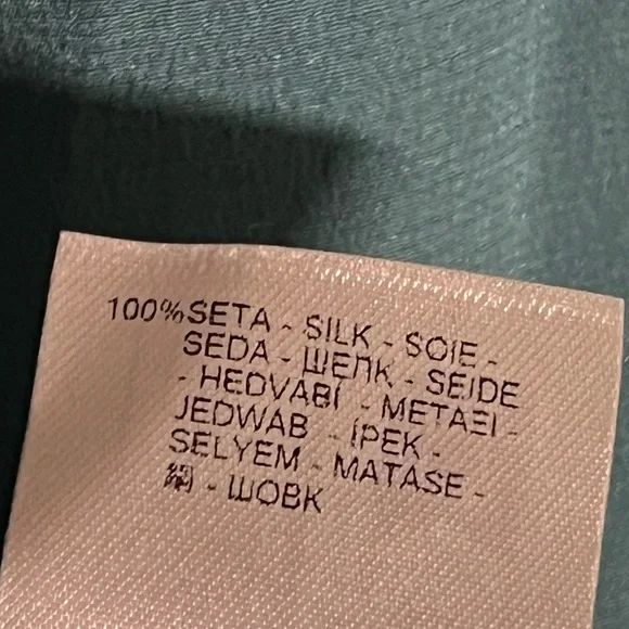 100% FALCONERI Silk Blouse - Picture 8 of 9